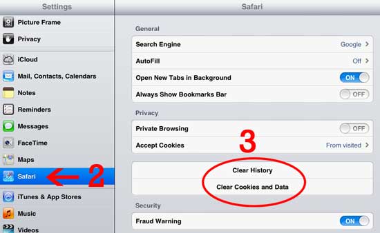 How to Clear Cache on Ipad