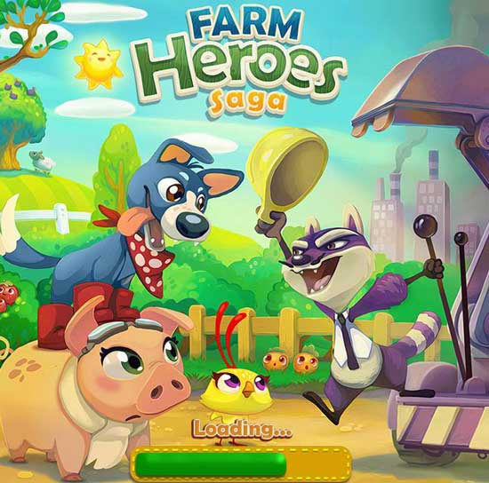 Games similar or like Candy Crush Saga -  Farm-Heroes-Saga