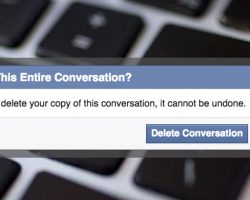 Delete Facebook Conversation