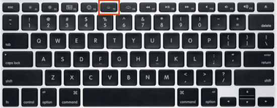 How to turn off backlit or backlight of MacbookPro keyboard