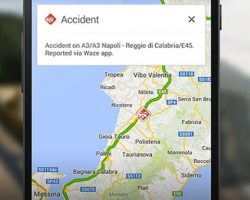 Google maps real time incident report