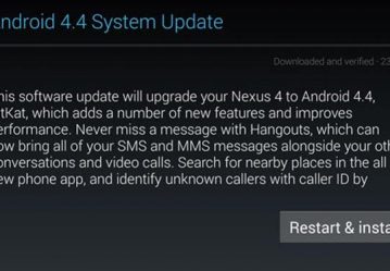 How to update Nexus 4 to Android 4.4 Kitkat