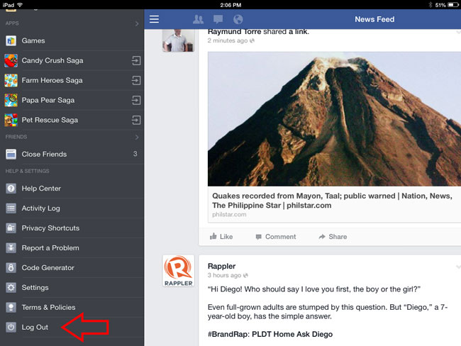 Candy Crush Saga How to change facebook account in iOS 7 Step 2 Candy-Crush-Saga-How-to-change-facebook-account-in-iOS-7-Step-2