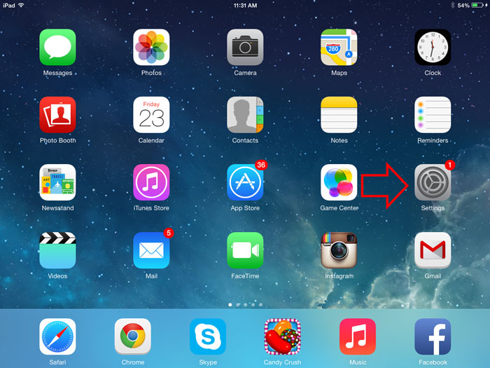 How to turn off auto correct on iOS Step 1