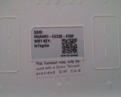 Globe Tattoo Pocket WiFi