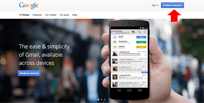 create email account gmail create email account on gmail
