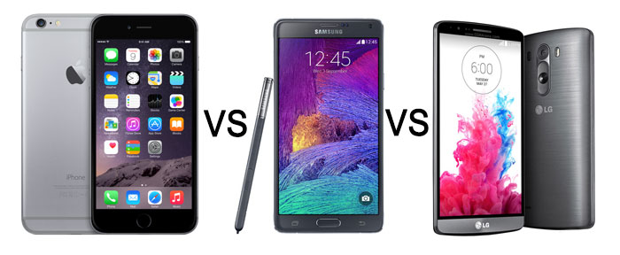 iPhone 6 Plus VS Samsung Galaxy Note 4 VS LG G3 iPhone-6-Plus-VS-Samsung-Galaxy-Note-4-VS-LG-G3