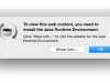 [Fixed] “To view this web content you need to install the Java Runtime Environment” in OS X Yosemite