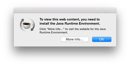 Fix Java error in Yosemite