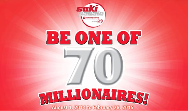 Mercury Drug Suki Panalo Promo