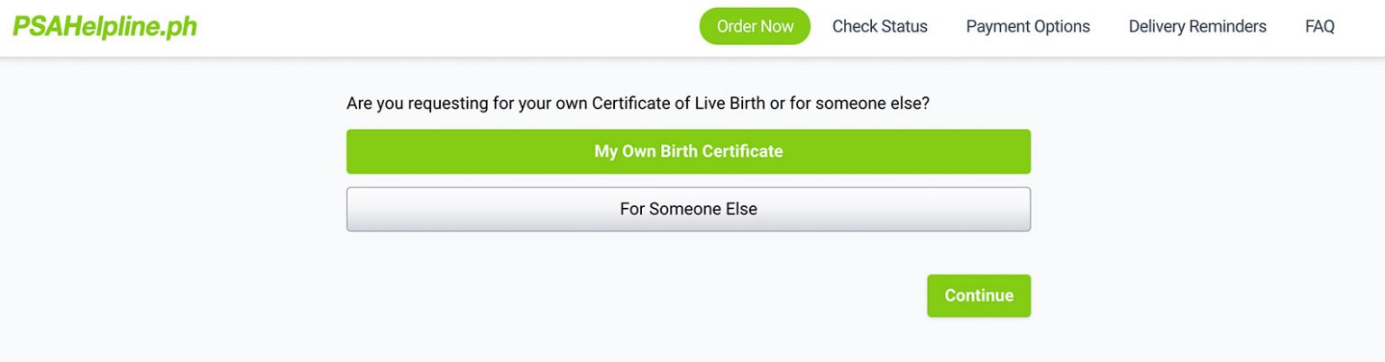 How To Get PSA Certificate Online Birth Marriage Death Or CENOMAR