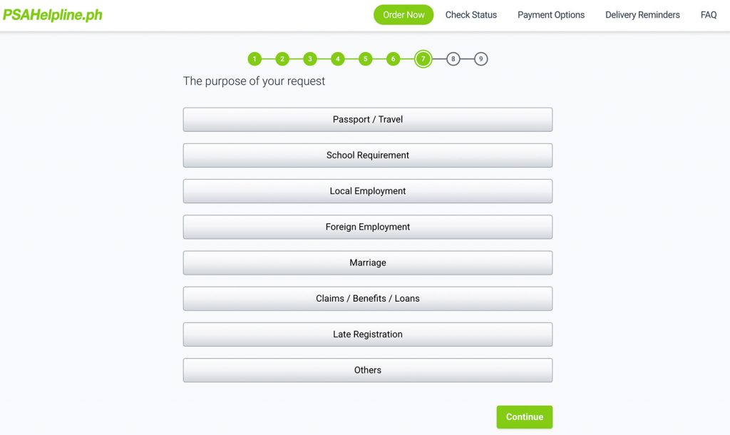 Step 7: How to Get Birth Certificate Online