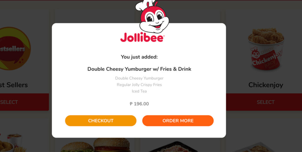 Jollibee online delivery Check out scaled Jollibee delivery Check out