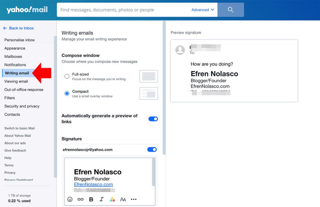 How to add email signature in Yahoo mail 2 scaled How to add email signature in Yahoo mail 2 scaled