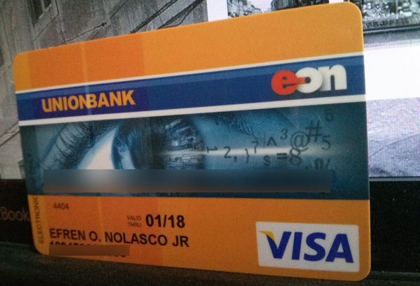 How to get Union bank EON card