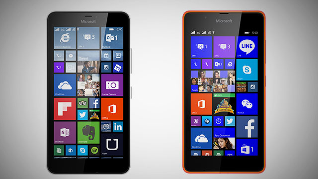 Microsoft Lumia 640 XL and 540