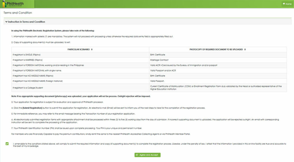 PhilHealth Registration 4 scaled PhilHealth-Registration-ToS