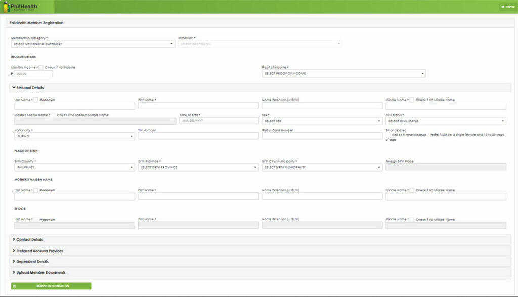 PhilHealth Registration 5 scaled PhilHealth Member Registration Form (PMRF)