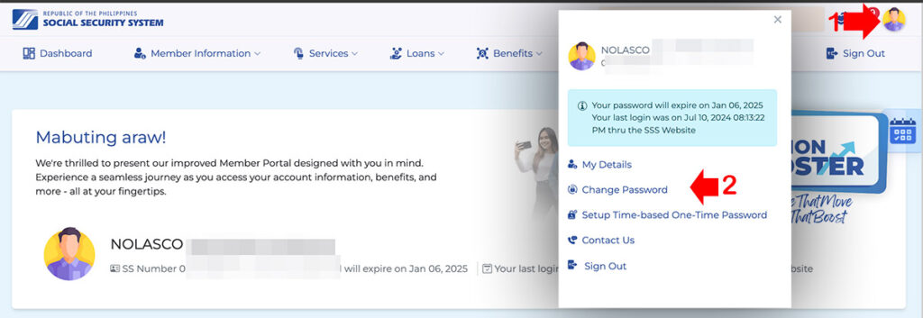 SSS Change Account Password scaled SSS Change Account Password