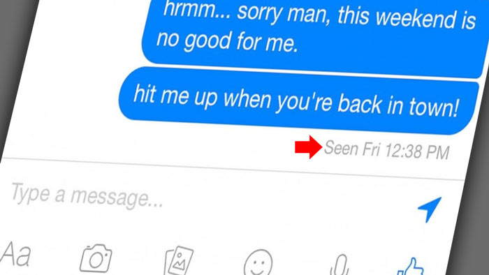 Facebook Chat Seen disable