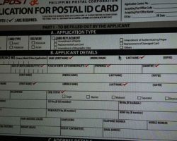 How to get new Postal ID