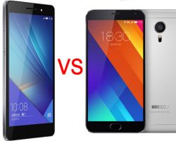 Meizu MX5 VS Huawei Honor 7