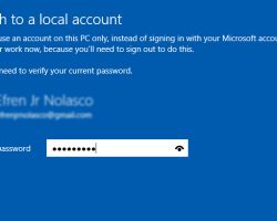 How to switch windows 10 login