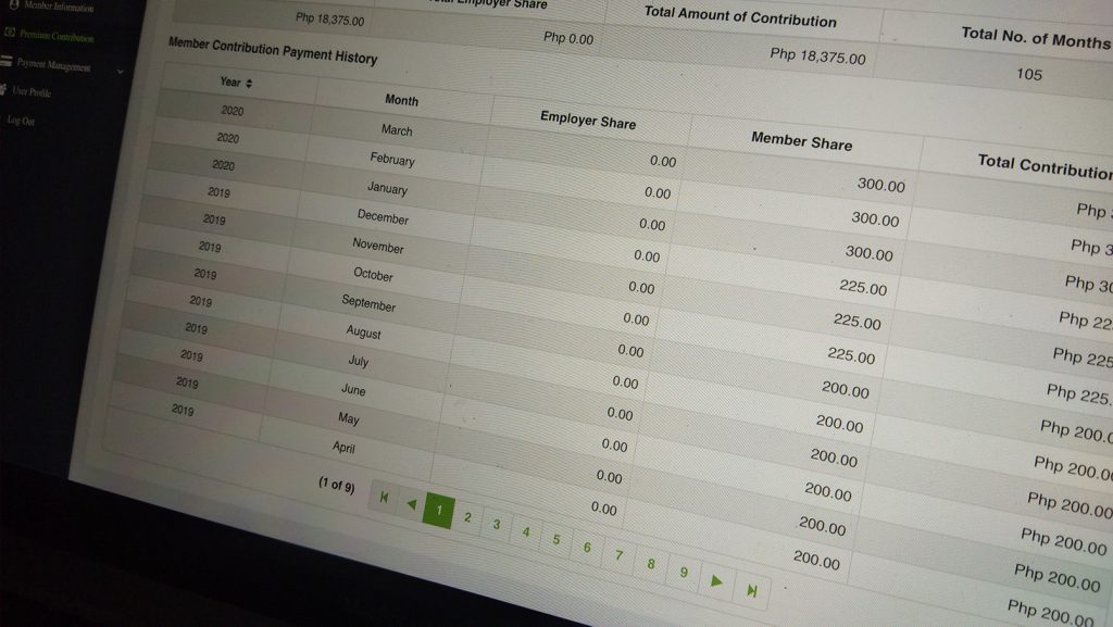 Check PhilHealth Contribution