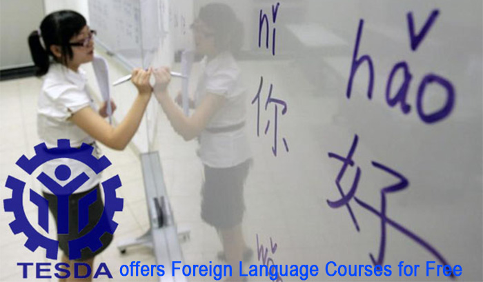 Foreign Language training Tesda TESDA offers Foreign Language Courses