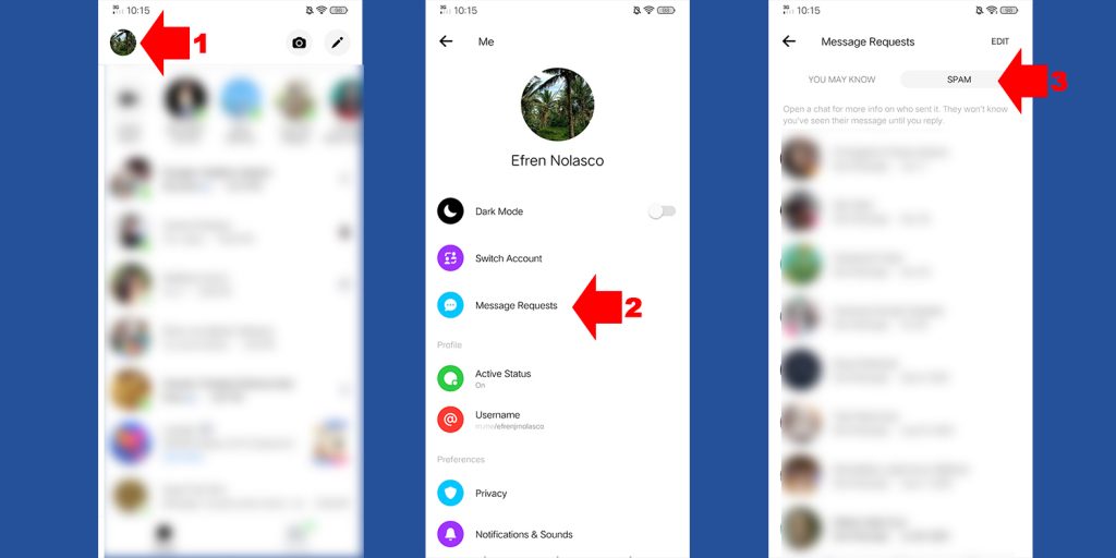 How to See Facebook Hidden Message Mobile