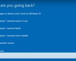 How to downgrade Windows 10