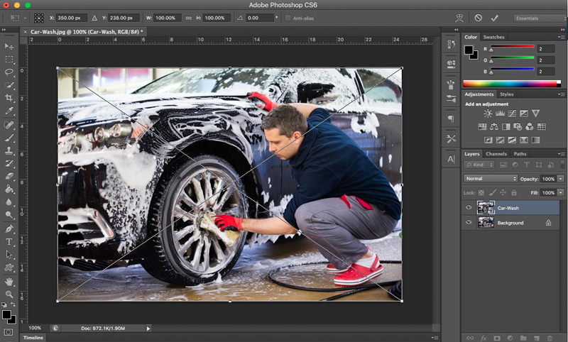 The Basic of Photoshop Part 5 Free Transform Free Transform Tool