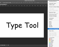 Photoshop Tutorial: Type Tool