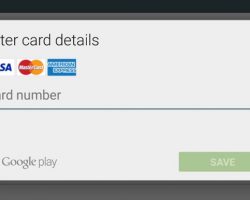 Payment Methods in Google Play Store