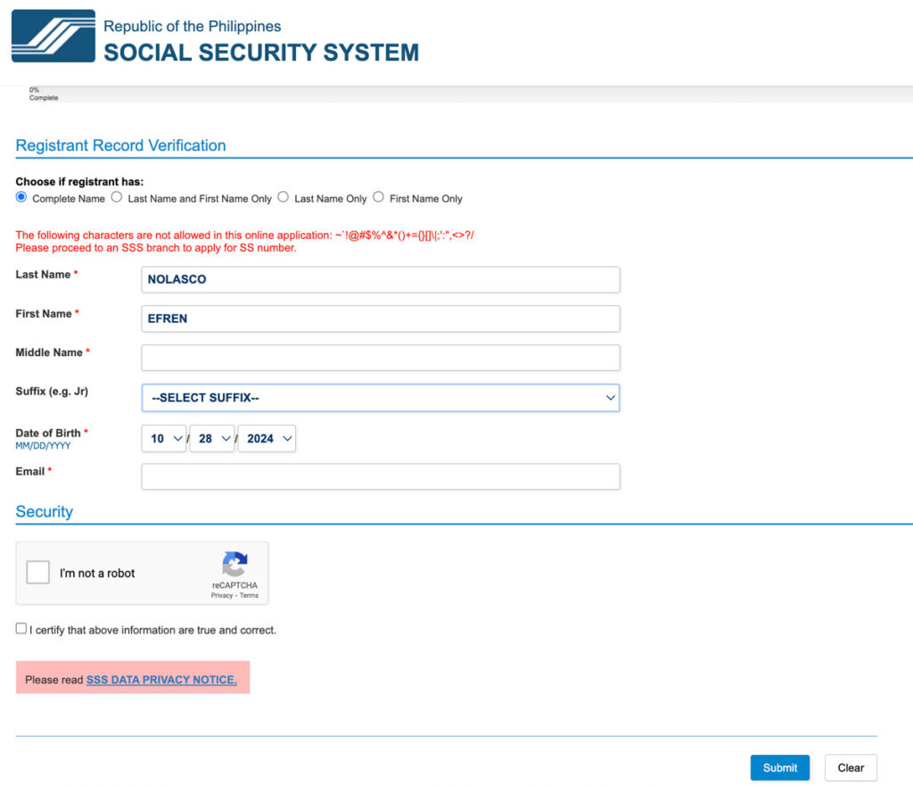 How to Get SSS numbner Online-2