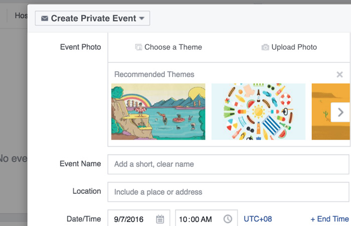 How to create Facebook Event