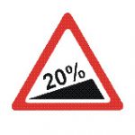 Steep uphill gradient sign - lto exam reviewer