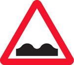 lto exam reviewer - bumpy road traffic sign