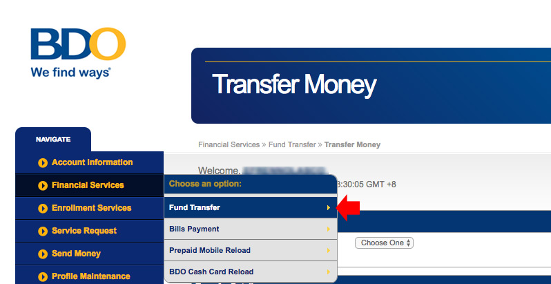 bdo usd to php transfer