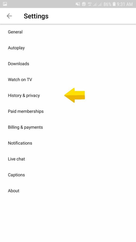 How do I Delete my Youtube Search and Watch History?