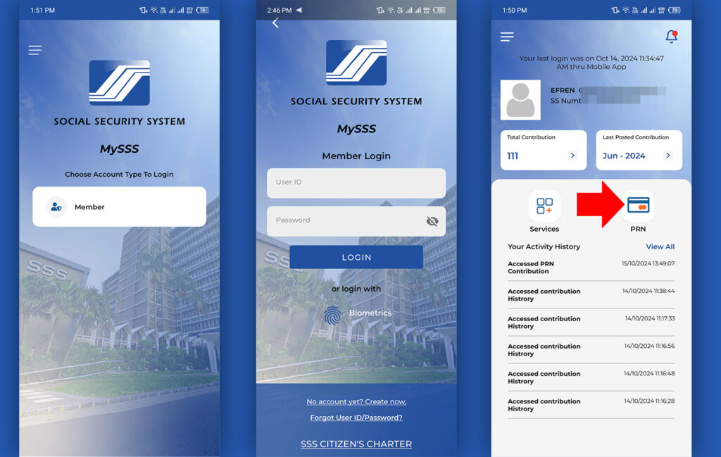 Generate SSS PRN Using Mobile App 1 scaled Generate SSS PRN using SSS Mobile App