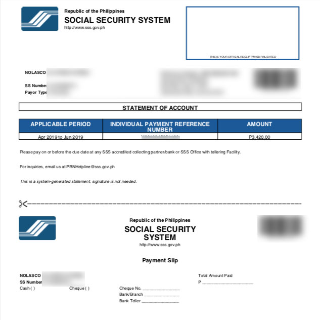 SSS PRN How to generate SSS PRN