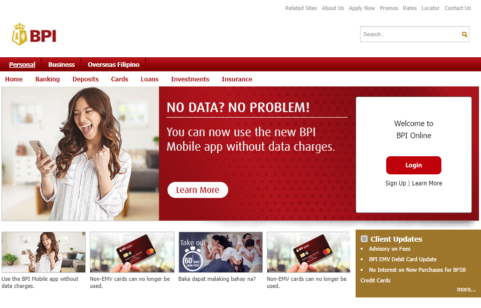BPI Online Banking Enjoy the BPI online banking for free