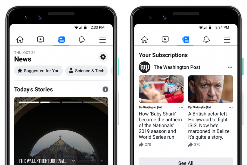 Facebook's News Tab to Roll Out to the U.S.