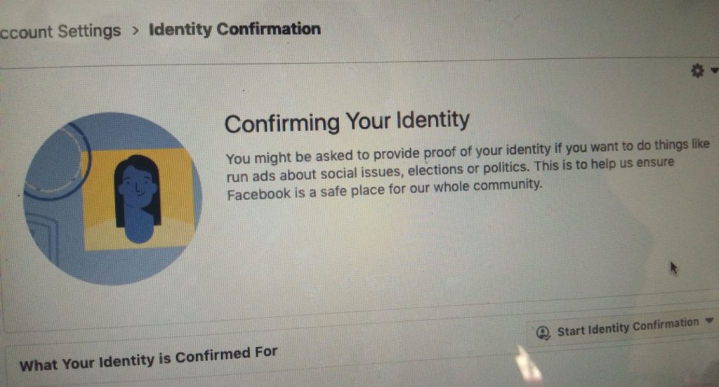 Confirm-Facbook-Identity