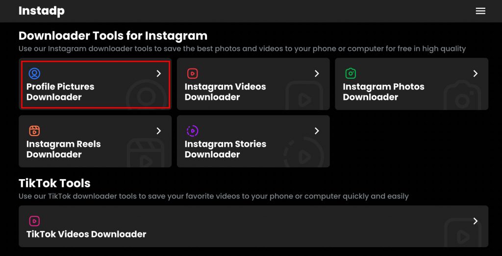 How to download full-size Instagram Profile Instadp.com