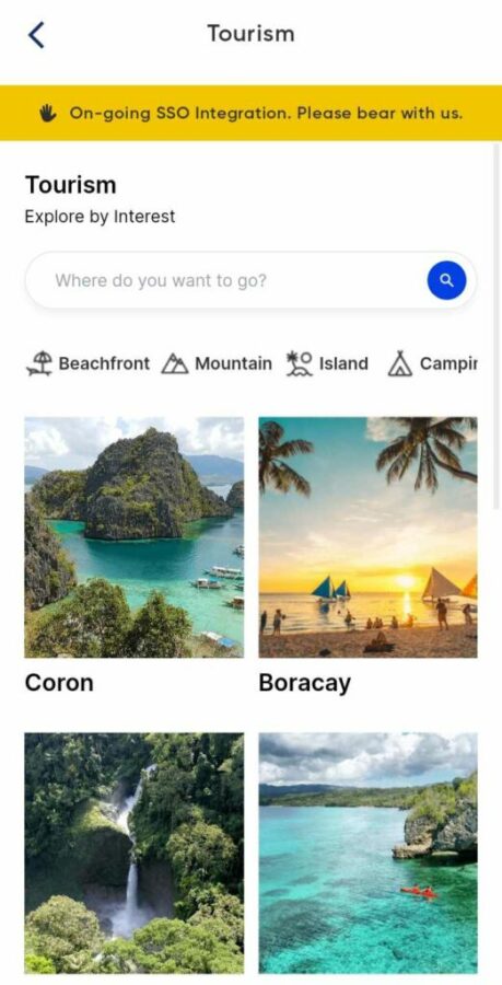eGOV PH Super App - tourism