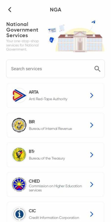 eGOV PH Super App - NGA