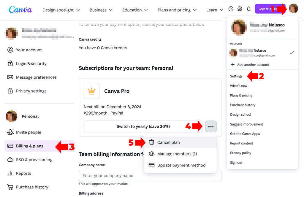 How to Cancel Canva Subscription How to Cancel Canva Subscription