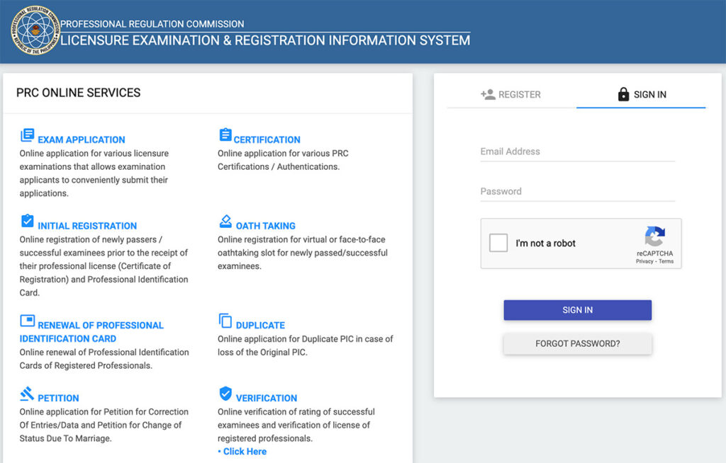 How to Renew PRC License Login How to Renew PRC License Login